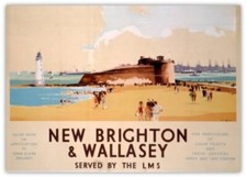 New Brighton Postcards Retro