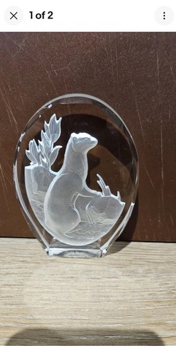 Danbury mint crystal otter - danbury,