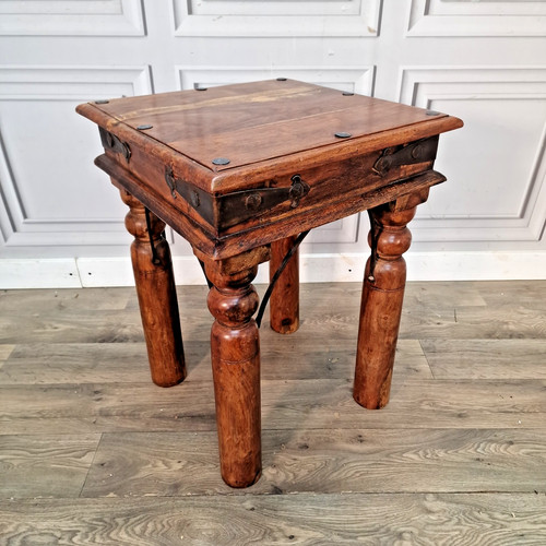 Vintage indian side table - indian,