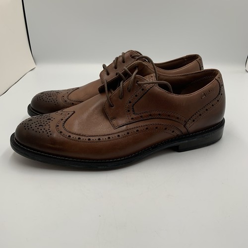 Clarks 1825 mens - brown, leather