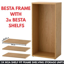 IKEA BESTA Frame Oak Effect