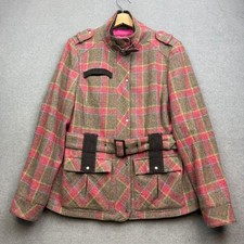 NESS Tweed Field Coat UK 12