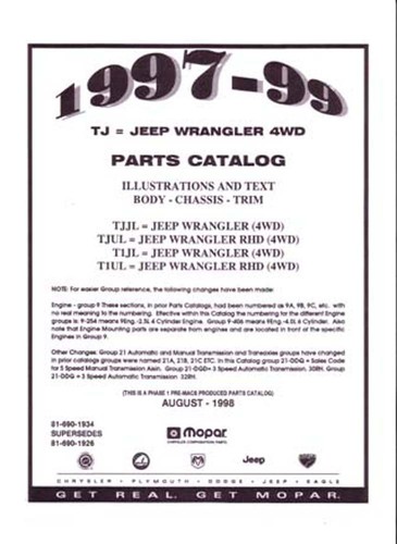 1997 1999 jeep - jeep, parts