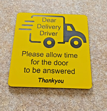 Delivery Driver - Please allow