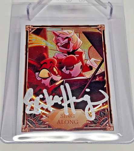 Hazbin hotel card - card, sing