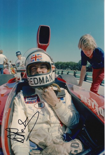 Brian redman hand signed 12x8 - signed,