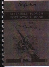 Ferguson (Butterfly} Reversible Tractor Plough Operator Instruction Manual Book