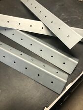 Timber Fence Post Repair Steel Angle Brackets Drilled  380mm x 44mm