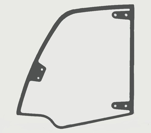 Upper door glass - upper, fits