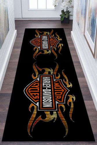 Harley runner rug motorcycle - rug,,