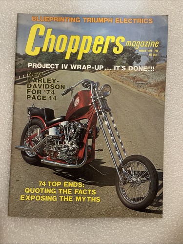 March 1974 choppers magazine - march,