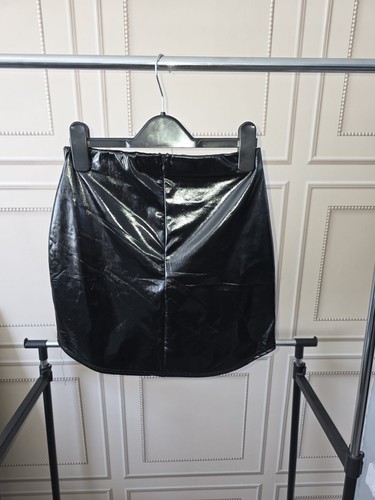 Missguided black vinyl pvc - missguided,