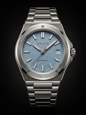 Luxury watch ice blue - luxury,