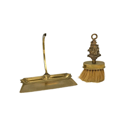 Vintage brass crumb - brass, &