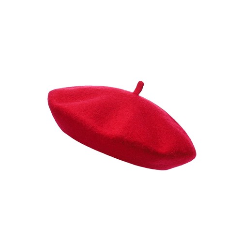 Ladies wool beret hat - wool,
