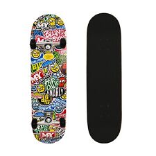M.Y X-Skate Beginner Skateboard 31" with 7 Ply Birch Deck ABEC 7 Bearings