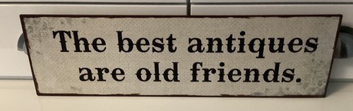Antique metal sign - antique,