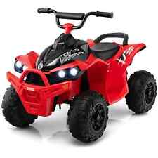 4-Wheeler Quad Toy Vehicle 12V Kids Ride-on Electric ATV w/music-Red