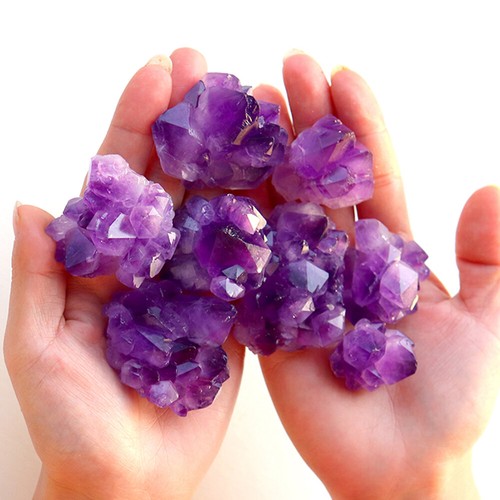 Natural amethyst cluster - natural,