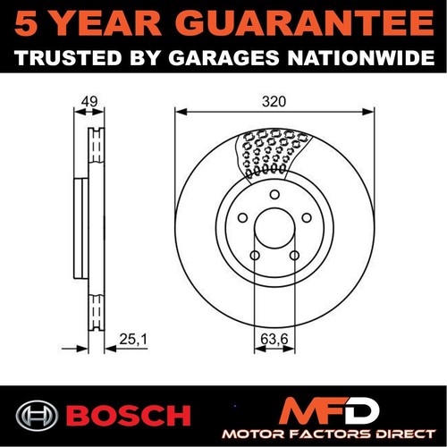Brake disc front - front, fits