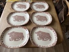 Beefeater Plates Vintage 1980s