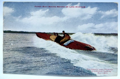 Vintage postcard man in - -,
