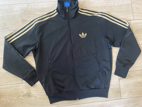 Black gold adidas firebird - gold,