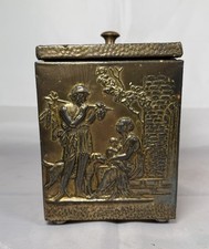 Vintage Brass Embossed