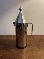 Vintage Alessi La Conica 3 Cup Espresso Coffee Maker – Aldo Rossi 1980s