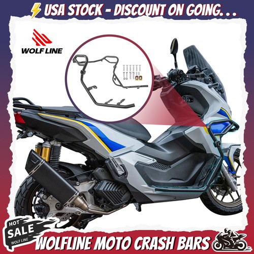 Wolfline crash bars for honda - crash,