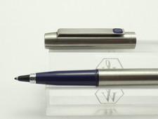 Vintage Parker 25 Flighter Fibre Tip Pen, CT,  Blue Trim, Flat Top,  Needs Ink