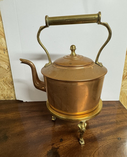 Copper brass tea - copper, kettle
