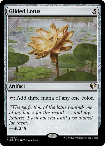 Gilded lotus mana - lotus,