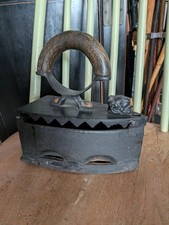 Antique Cast Iron Coal Iron