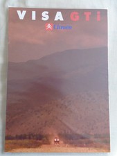 Citroen Visa GTi brochure Jun