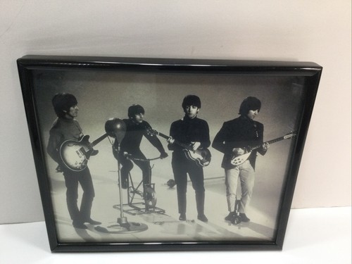Beatles framed photo black - beatles, &