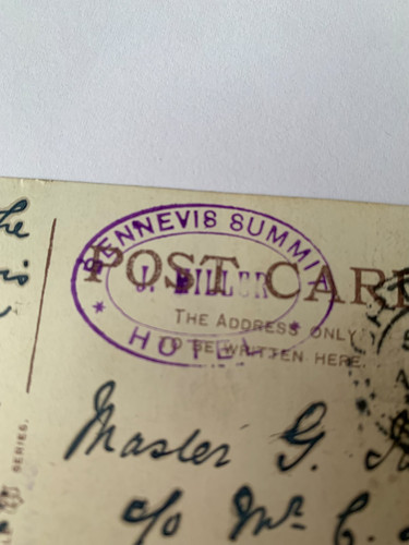 Scottish 1905 postcard oval - scottish,