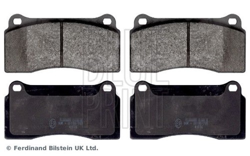 Blue print front brake pad - print,