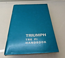 Triumph TR6 PI owners Handbook