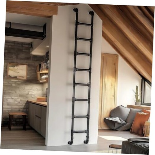 Rung wall mounted ladder - wall,