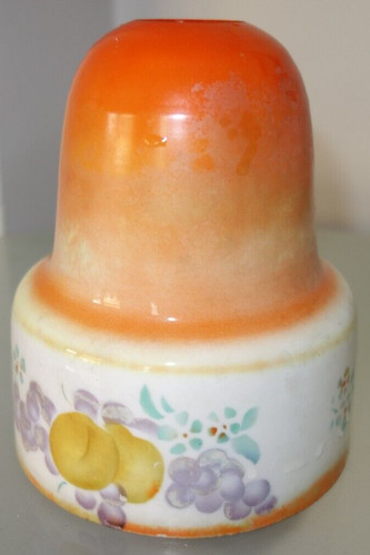 Vintage hand painted milk