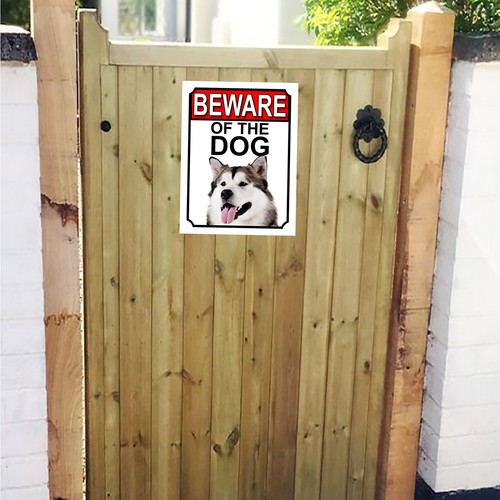 Beware the dog alaskan - beware,