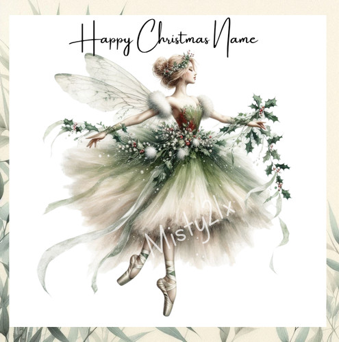 Personalised fairy christmas - personalised,