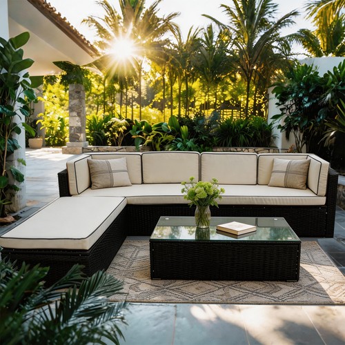 Seater rattan garden - 6,