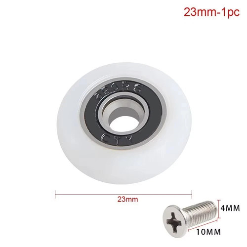 Shower door rollers runners - door,