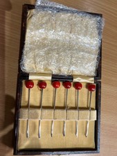 A set of Solid Silver Cherry