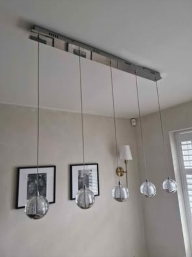 Silver pendant ceiling light - silver,