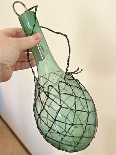 Antique aqua green - green, glass