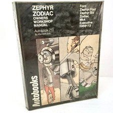 Autobooks Zephyr Zodiac Ford Mk4 Executive 1966-72 Owners Workshop Manual