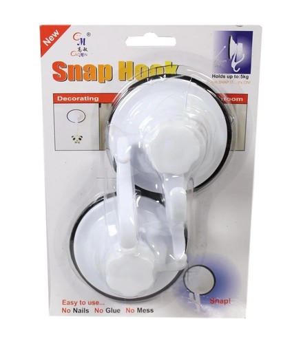 Pack suction hooks large - suction,